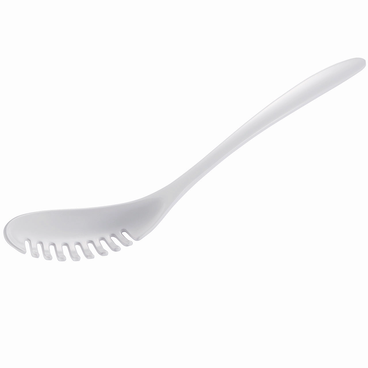 Gourmac 12-Inch Melamine Pasta Server Spaghetti Fork & Strainer