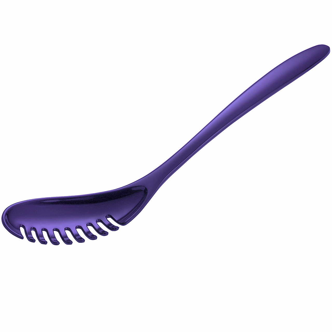 Gourmac 12-Inch Melamine Pasta Server Spaghetti Fork & Strainer