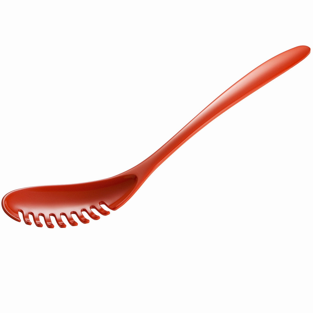 Gourmac 12-Inch Melamine Pasta Server Spaghetti Fork & Strainer