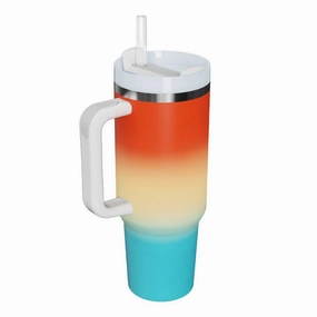 Gradient Multicolor Stainless Steel Tumbler In Orange Cooking Tools & Accessories clearance kits