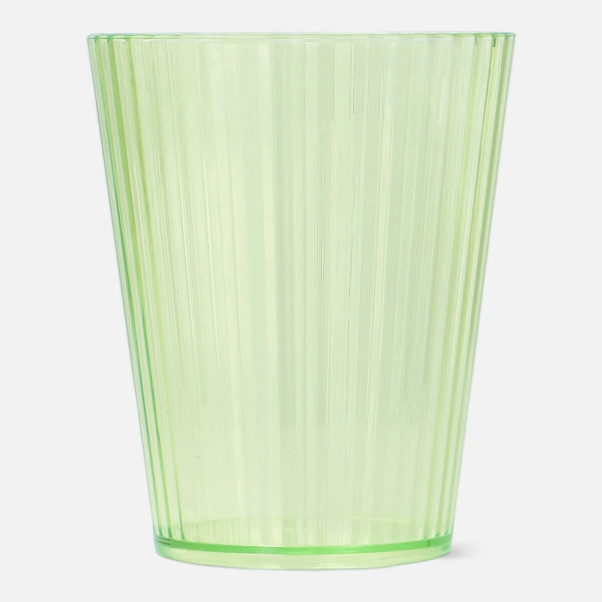 Green plastic drinking glass - 330 ml