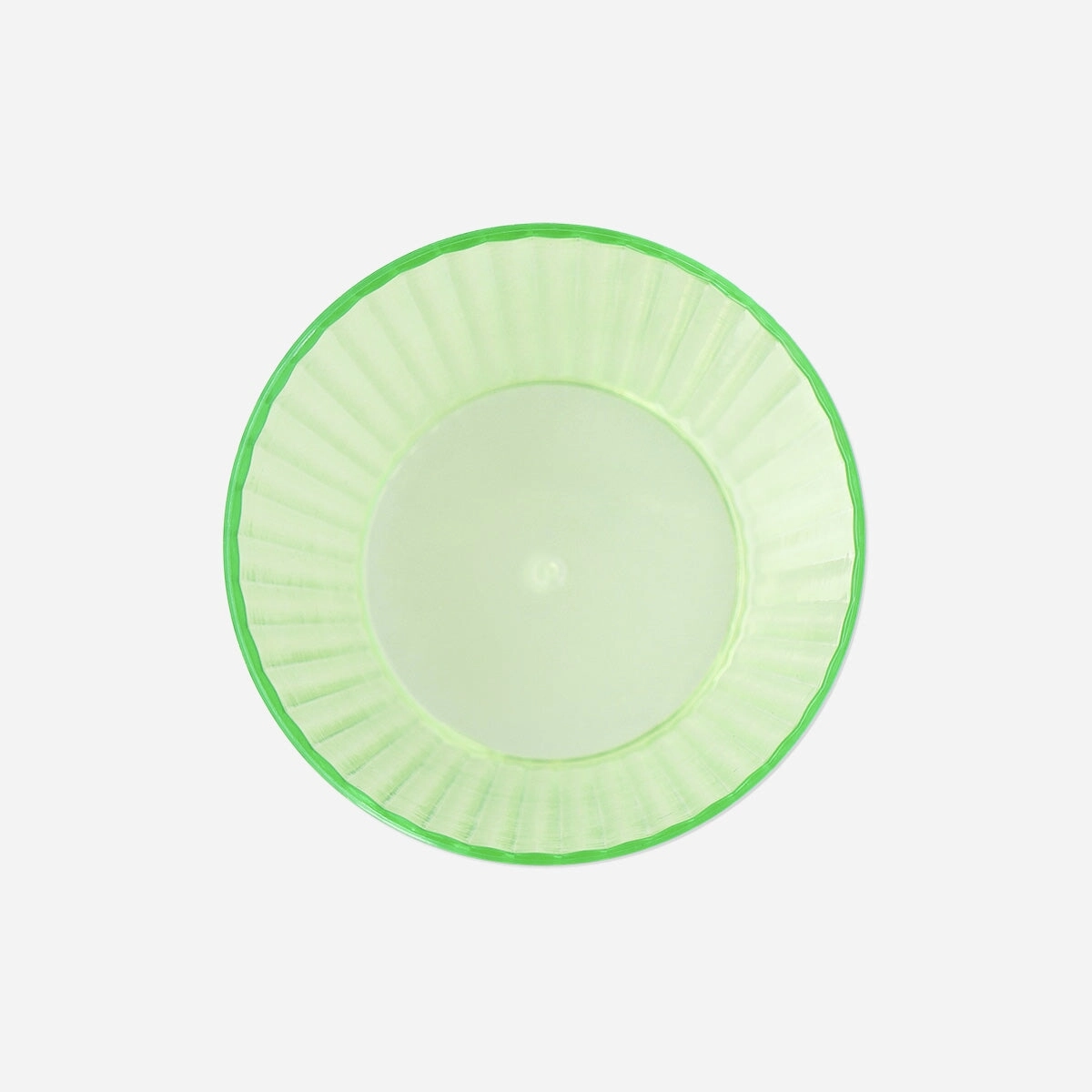 Green plastic drinking glass - 330 ml
