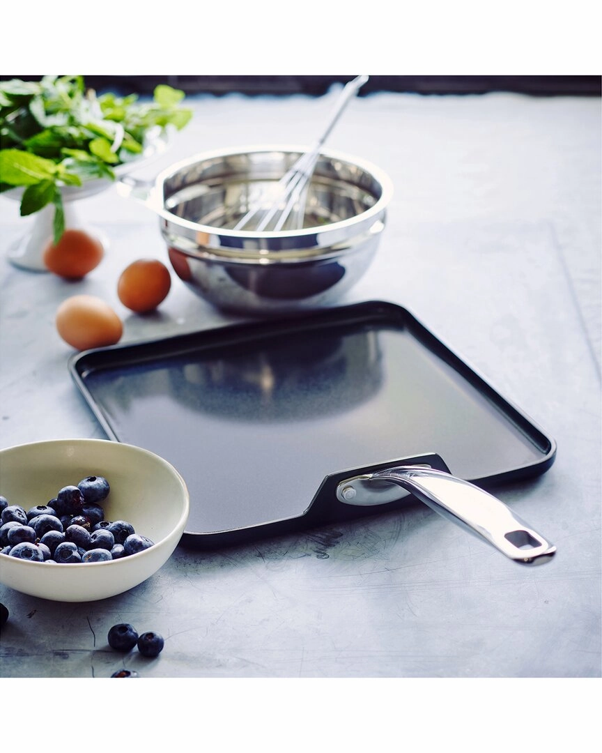 GreenPan Chatham Prime Midnight Ceramic Nonstick 11in Square Griddle