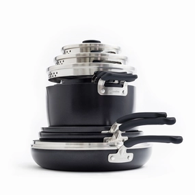 Greenpan Levels Essential 13 Piece Nonstick Cookware Set W/Magneto Bakeware online promo