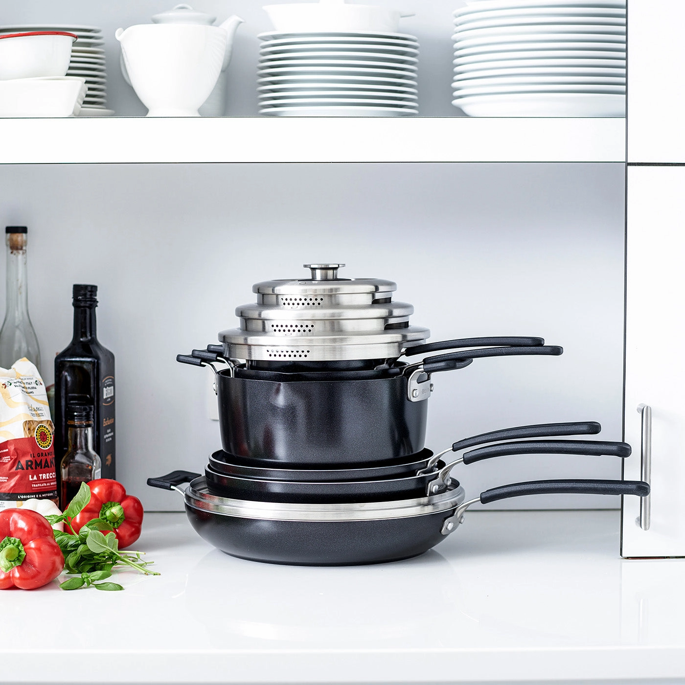 Greenpan Levels Essential 13 Piece Nonstick Cookware Set W/Magneto