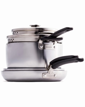 GreenPan Levels Stackable Healthy Ceramic Nonstick 6pc Cookware Set Cookware online kitchen sale