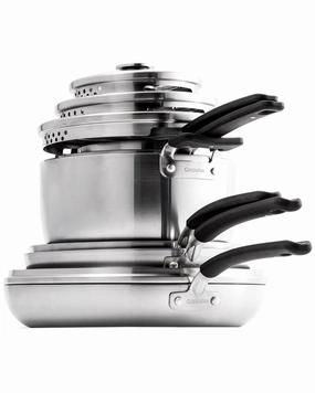 GreenPan Levels Stainless Steel Stackable Ceramic Nonstick 11pc Cookware Set Cookware holiday sale