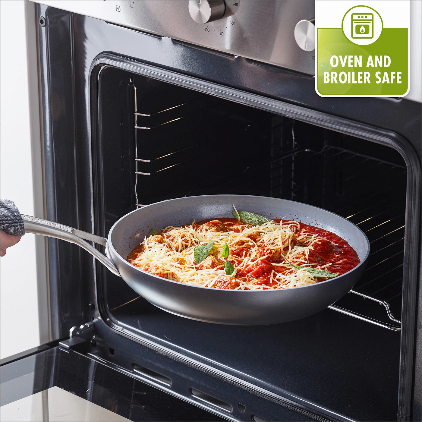 GreenPan Paris Pro 8" & 10" Nonstick Open Frypan Set
