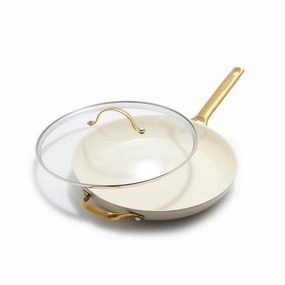 GreenPan Reserve Hard Anodized Healthy Ceramic Nonstick 12" Frying Pan Cookware holiday sale