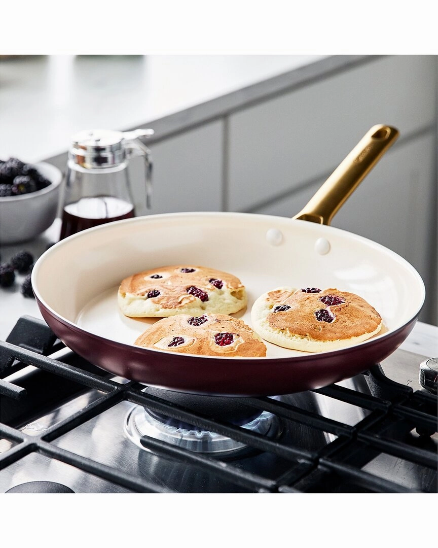 GreenPan Reserve Merlot Non Stick Hard-Anodized Aluminum 2 Piece Frying Pan Set