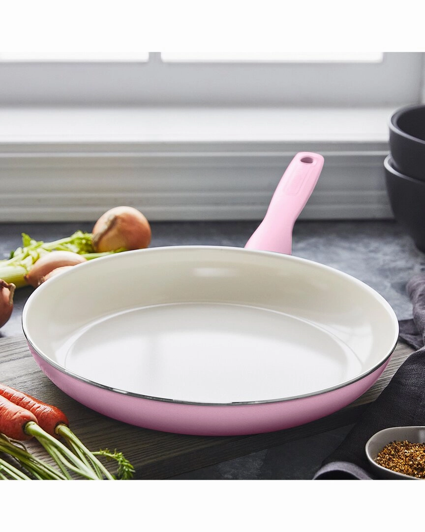 GreenPan Rio 12in Frypan Pink