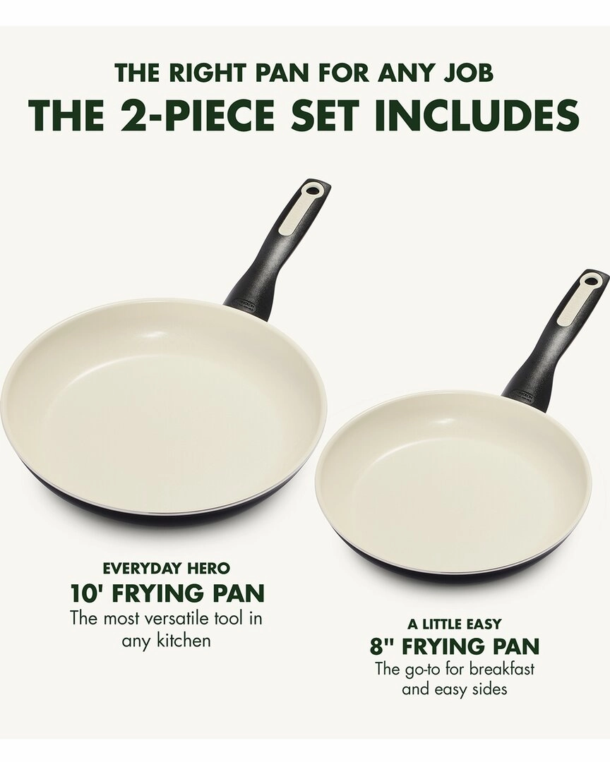 GreenPan Rio Ceramic Nonstick Frying Pan Set