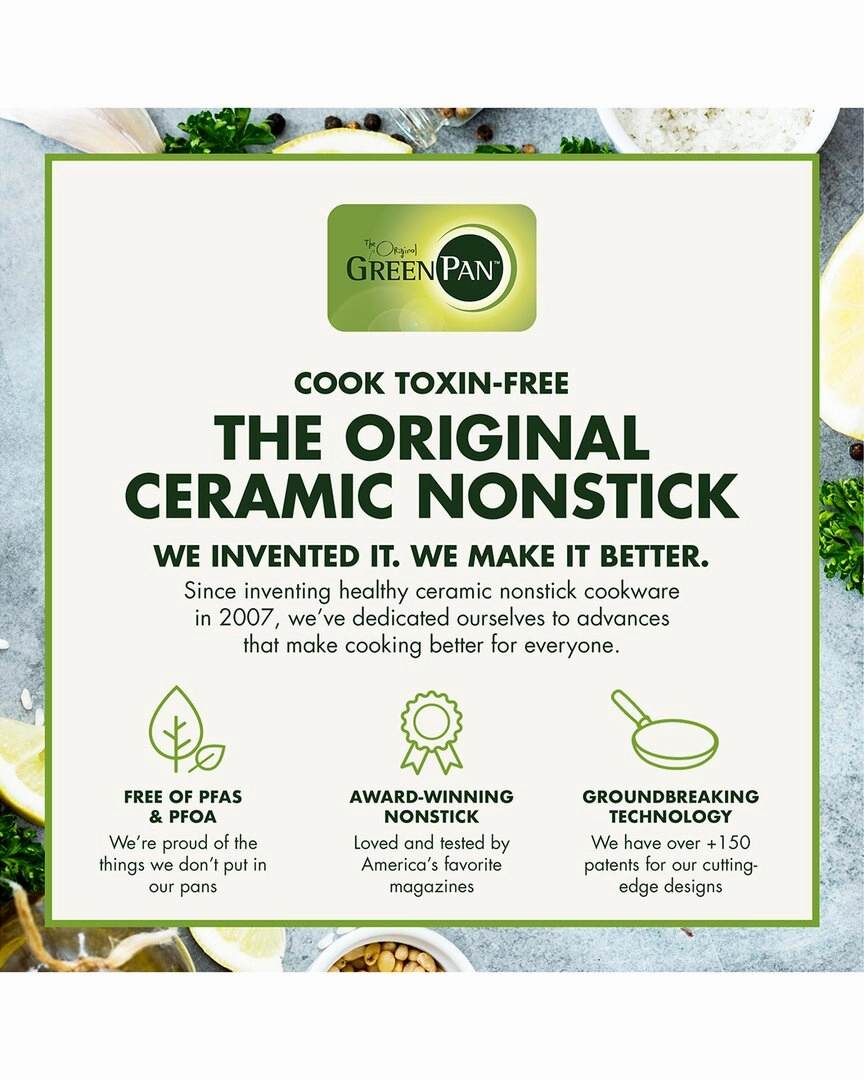 GreenPan Rio Ceramic Nonstick Frying Pan Set