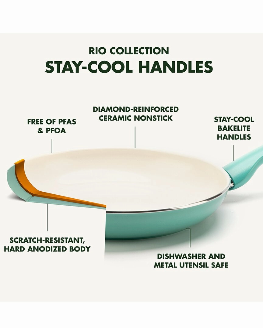 GreenPan Rio Healthy Ceramic Nonstick 10in Fry Pan