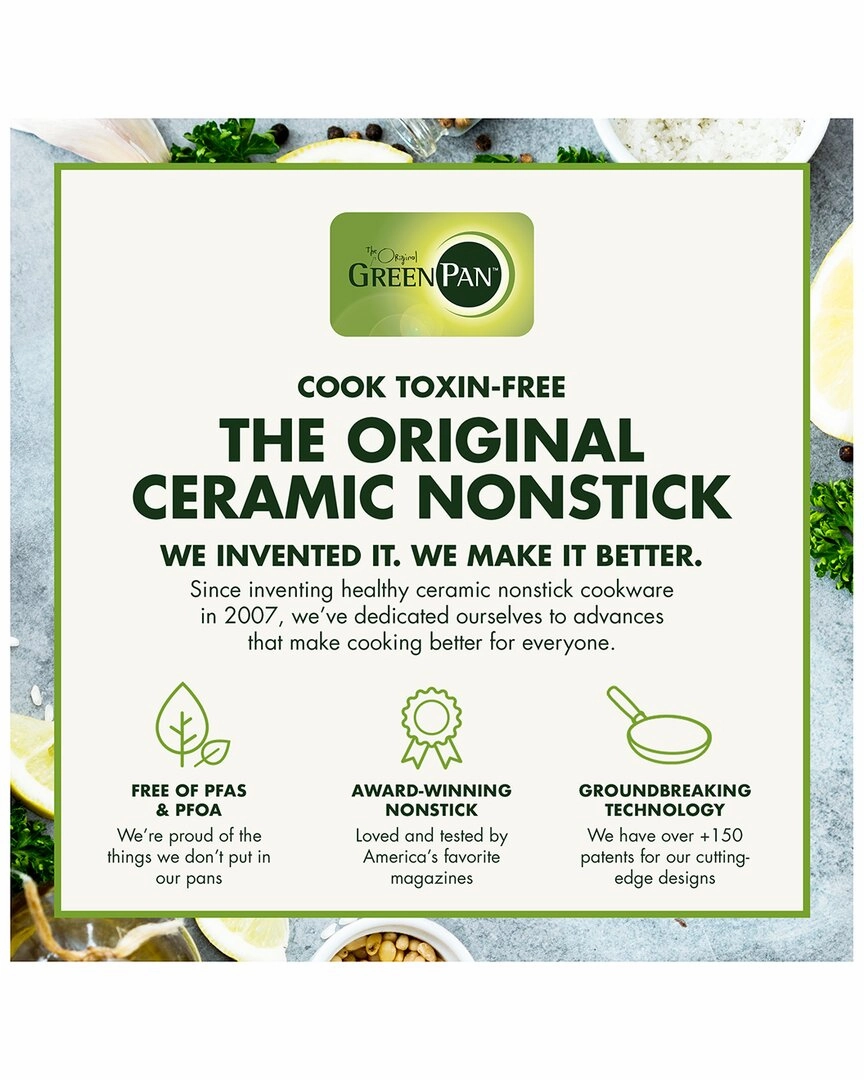 GreenPan Rio Healthy Ceramic Nonstick 10in Fry Pan