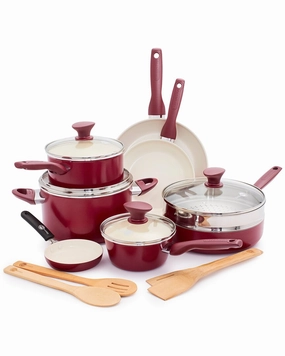 GreenPan Rio Nonstick 16Pc Cookware Set Cookware holiday sale