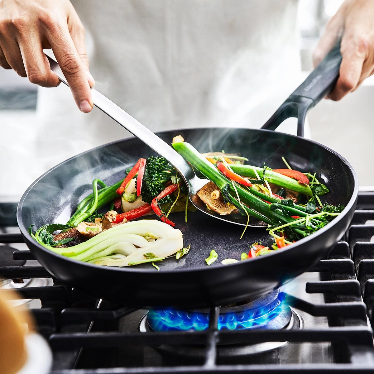 GreenPan SmartShape Healthy Ceramic Nonstick Hard Anodized 11-Inch Fry Pan