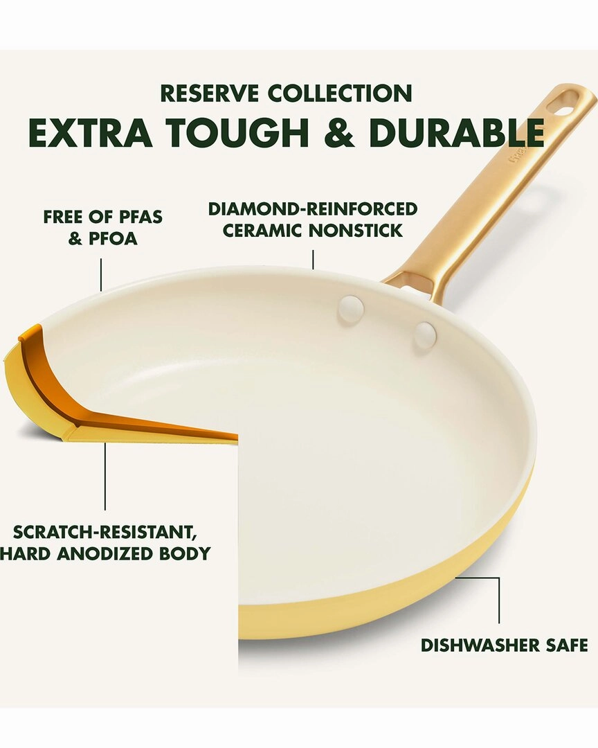 GreenPan Sunrise Reserve 10 Pc Ceramic Nonstick Cookware Se