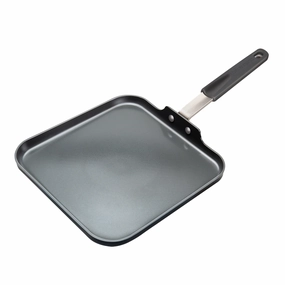 Griddle Pan / Pancake Pan, Healthy Ceramic Non-Stick Aluminium Cookware With Stainless Steel ChefS Handle, 11 (28Cm) Cookware holiday sale