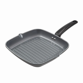 Grill Pan, Healthy Ceramic Non-Stick Aluminium Cookware With Bakelite Handle, 10 (25Cm) Cookware holiday sale