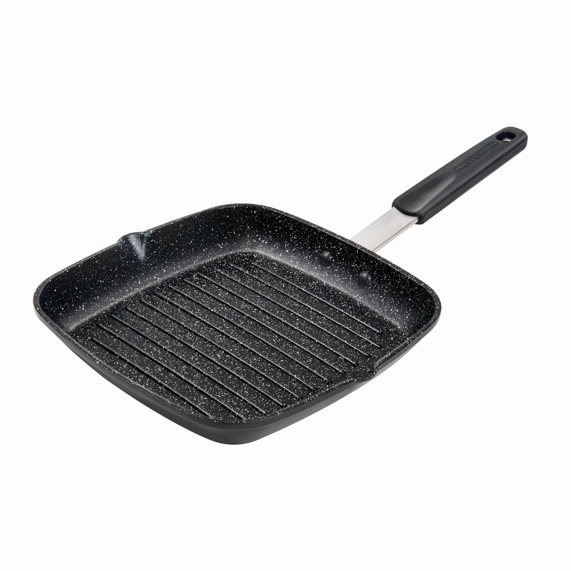 Grill Pan, Non-Stick Aluminium Cookware With Stainless Steel ChefS Handle, 10 (25Cm) Cookware holiday sale