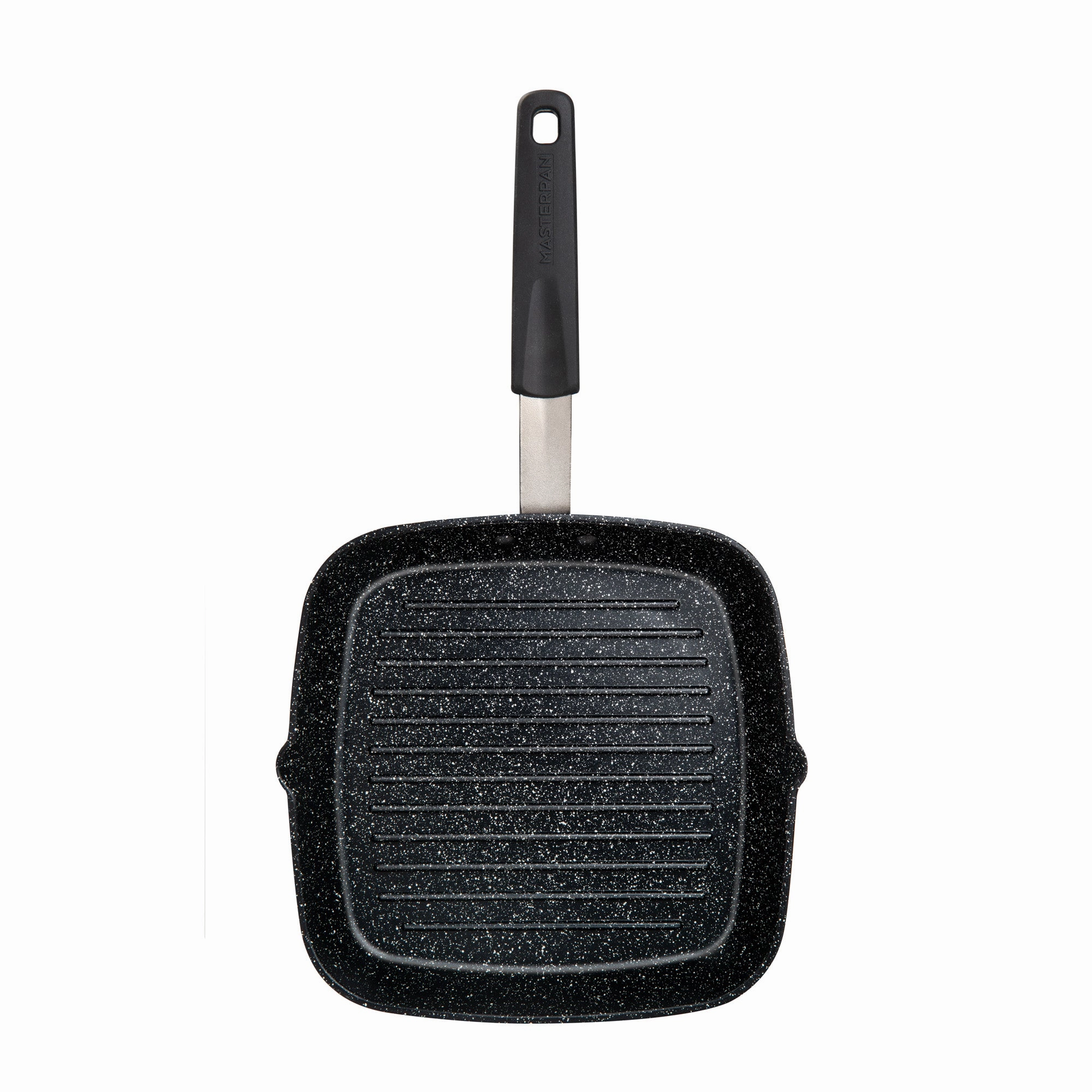 Grill Pan, Non-Stick Aluminium Cookware With Stainless Steel ChefS Handle, 10 (25Cm)