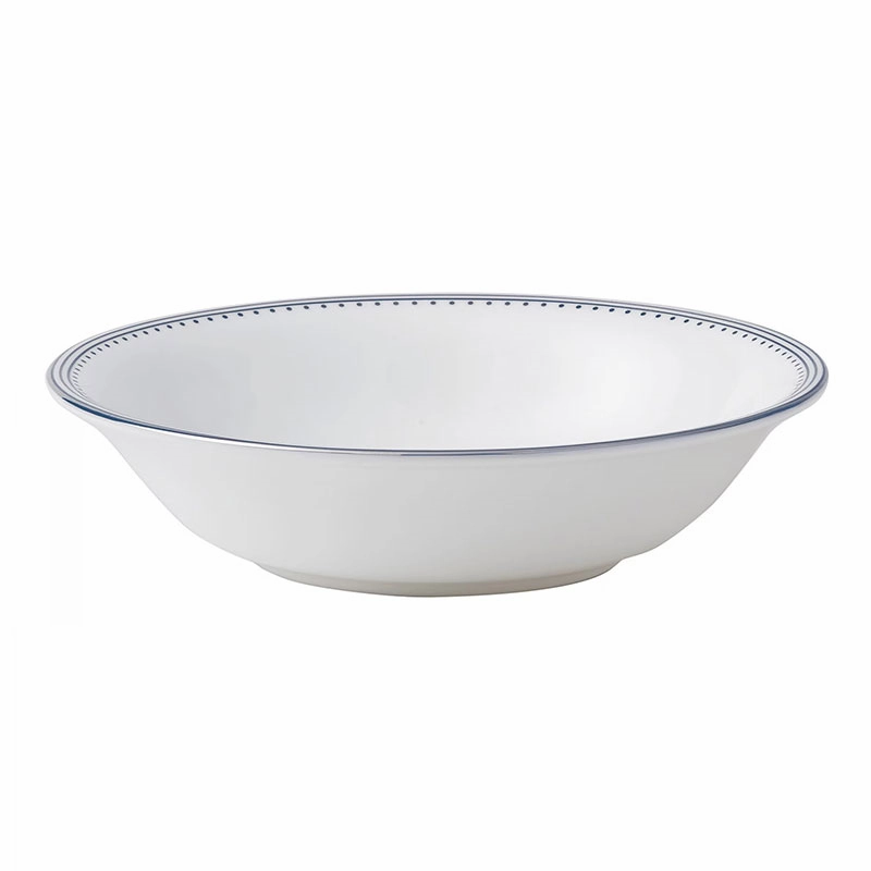 Grosgrain Indigo Cereal Bowl Serving Bowls Entertaining Set
