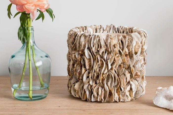 Halifax Natural Oyster Shell Hurricane - Large