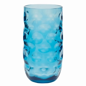 Halsey Blue Acrylic Highball Glasses Set/6 Drinkware best price
