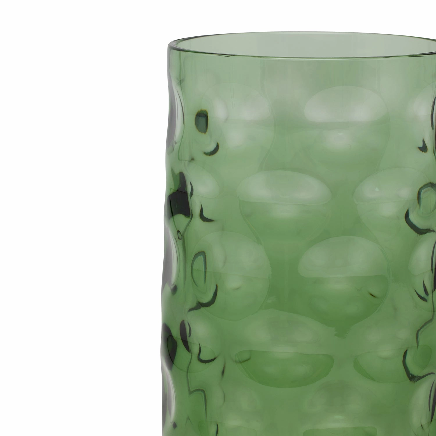 Halsey Forest Green Acrylic Highball Glasses Set/6
