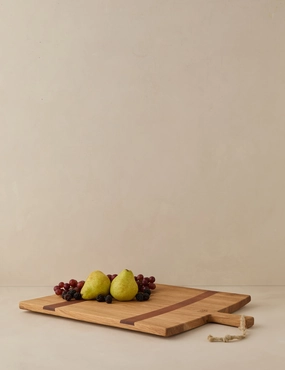 Handcrafted Rectangular Oak Serving Board by etHOME Serveware kitchen discount