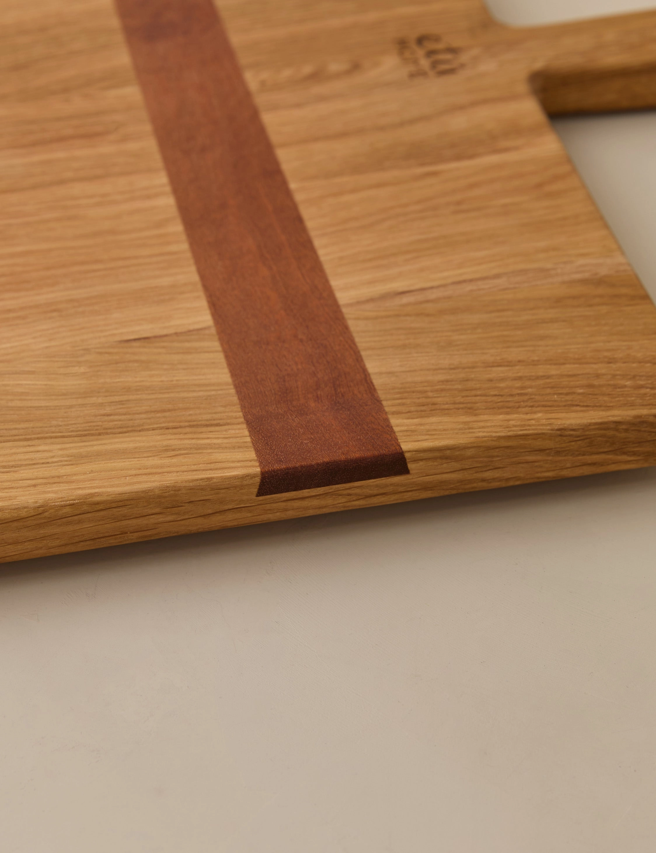 Handcrafted Rectangular Oak Serving Board by etHOME