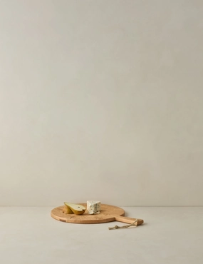 Handcrafted Round Pine Serving Board by etHOME Serveware kitchen discount