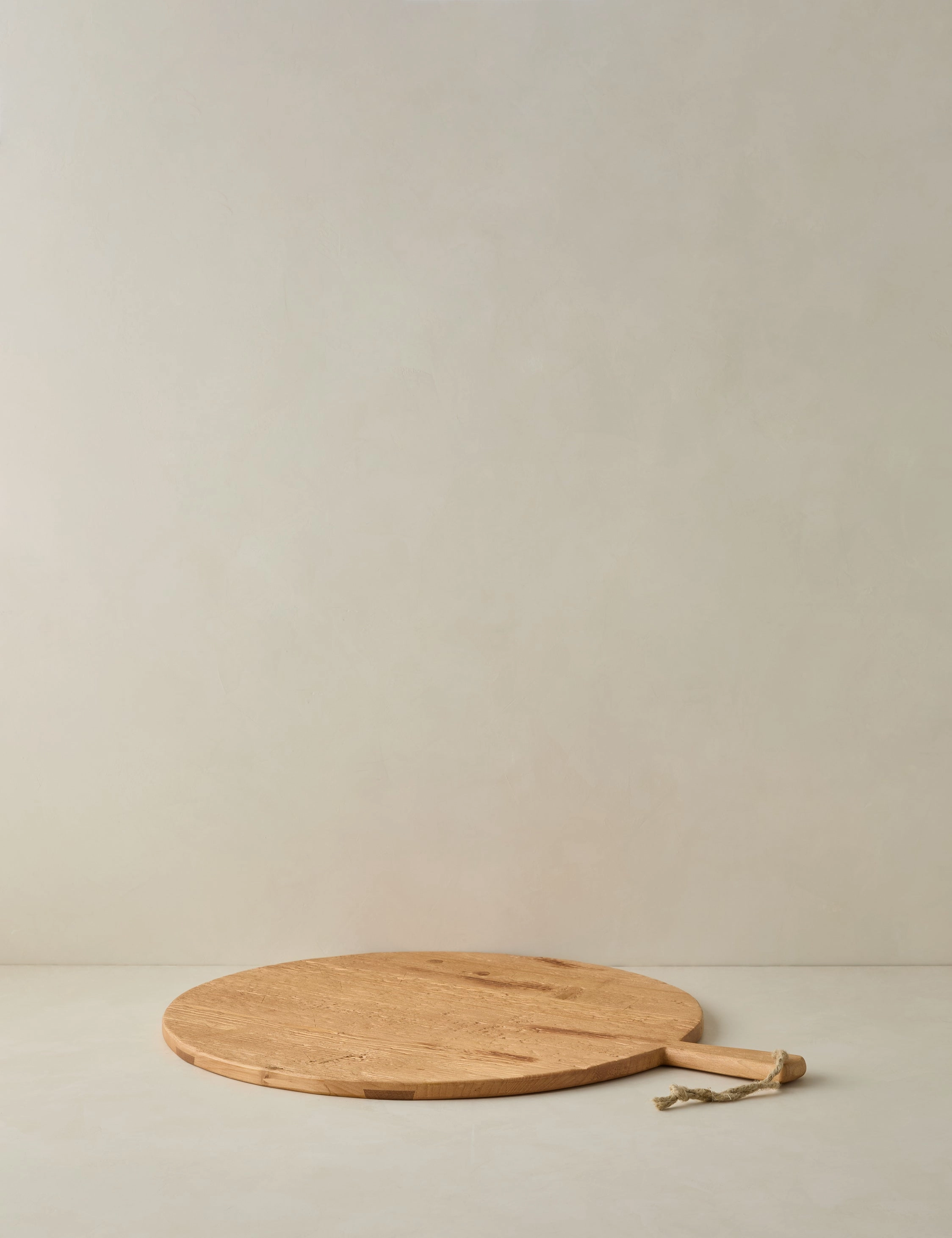 Handcrafted Round Pine Serving Board by etHOME