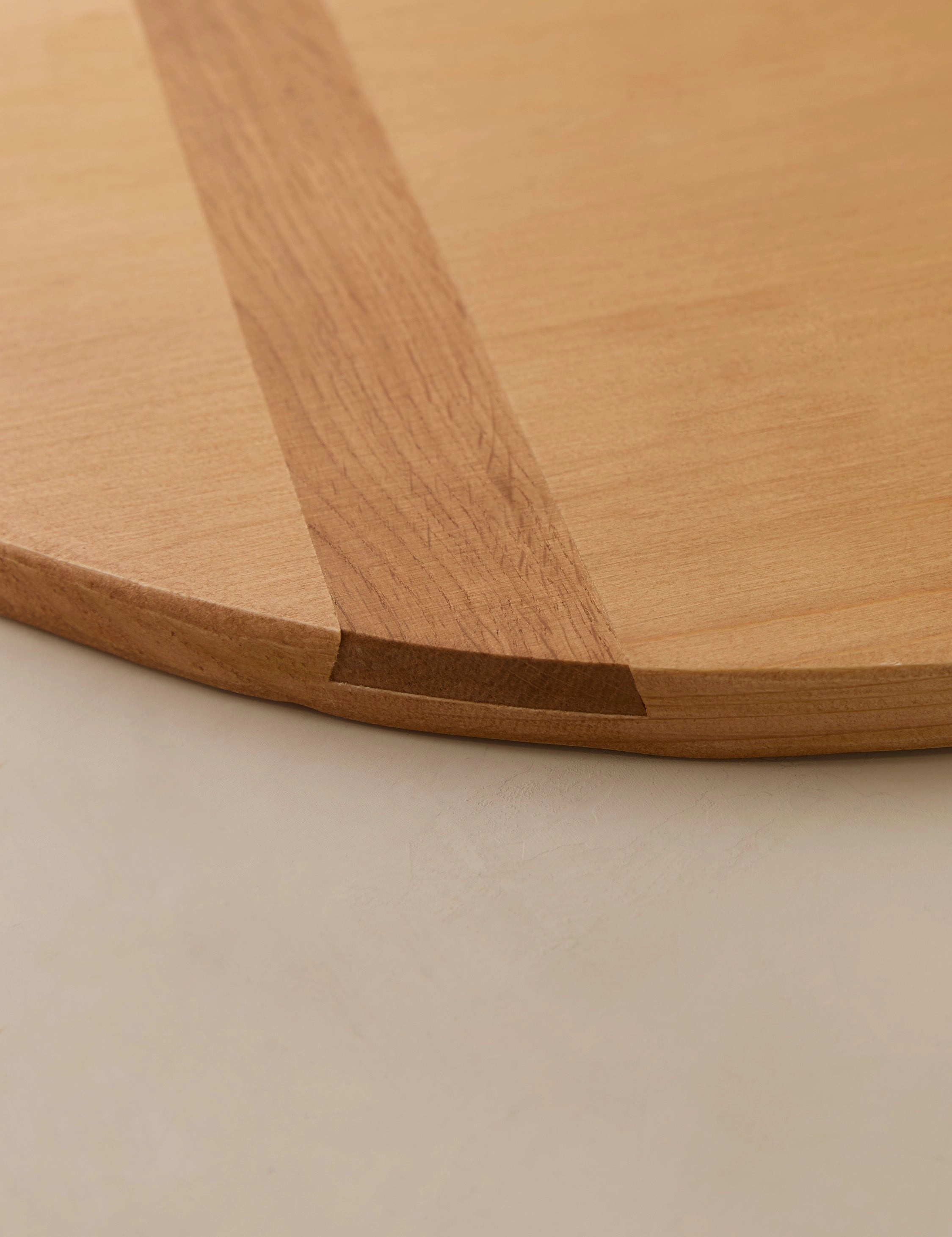 Handcrafted Round Pine Serving Board by etHOME