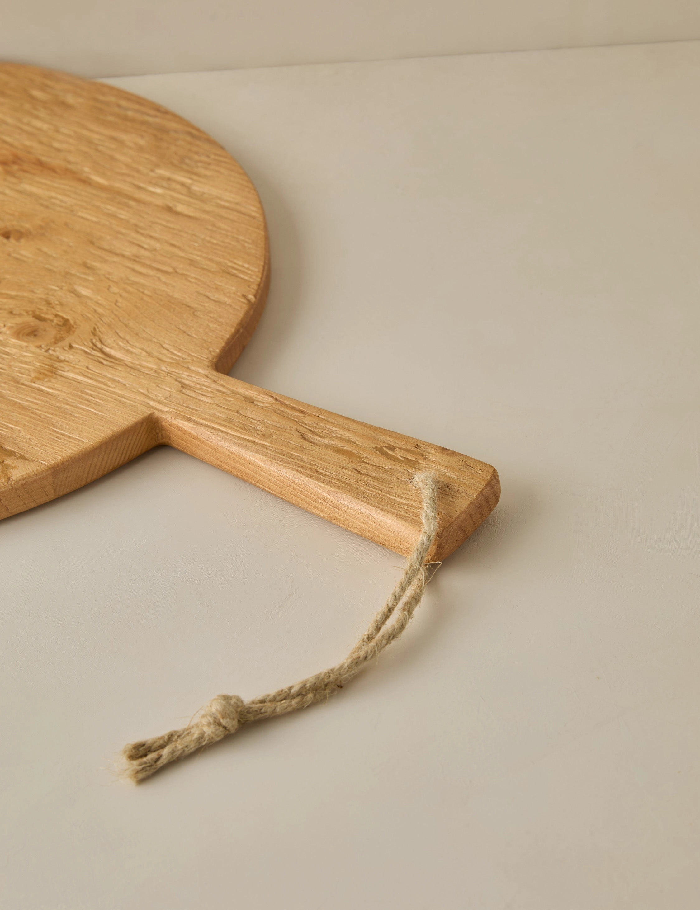 Handcrafted Round Pine Serving Board by etHOME