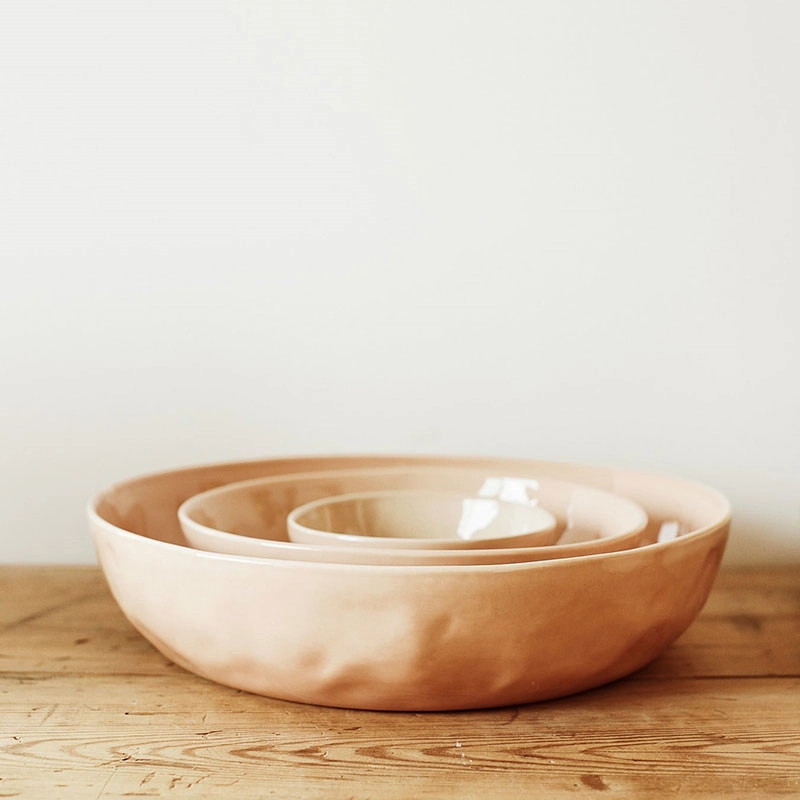 Handcrafted Serving Bowl, D29cm, Sunrise Bowls dinnerware special