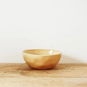 Handcrafted Set of 2 Bowls, D16cm, Dijon Serving Bowls Entertaining Set