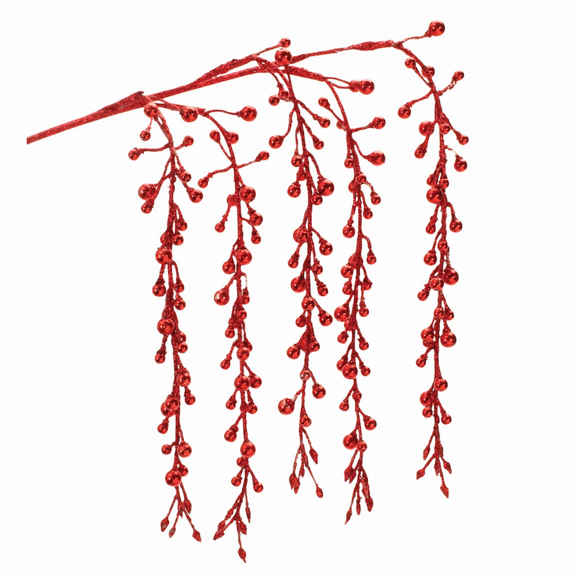 Hanging Berry Branch (Set of 2) 26"H Plastic Faux Florals cheap bouquet decor