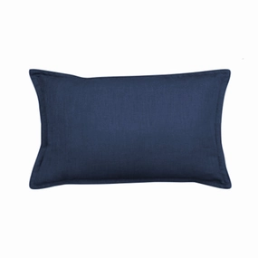 Harris Navy Cushion 30x50cm Cushions for home decor deals