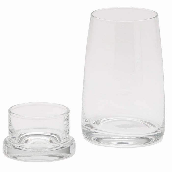 Hawley Hand Blown Glass Carafe (Clear)