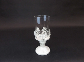 HCHD5524 - Cream Metal Candle Holder Small Metal Home Decor collection