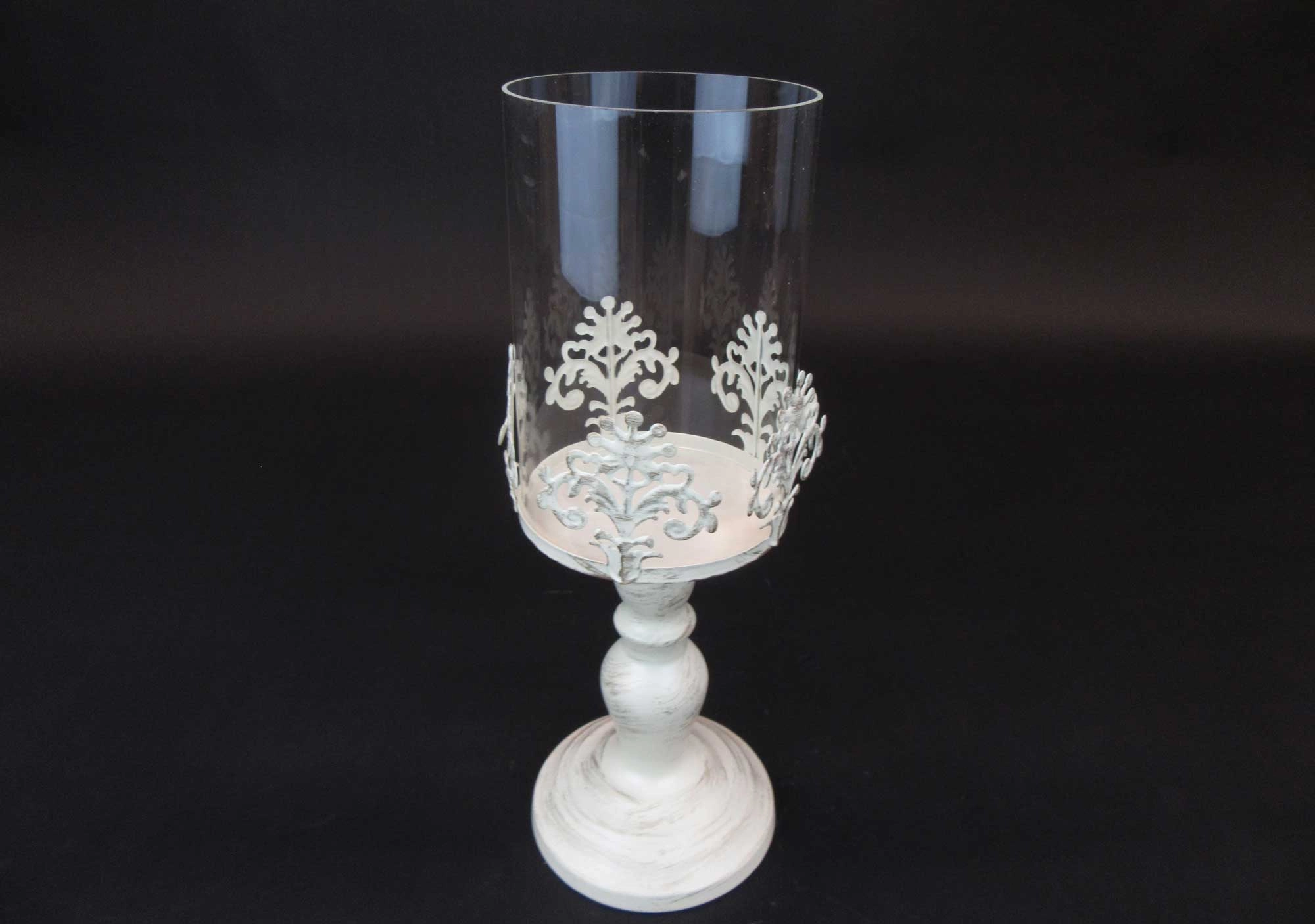 HCHD5525 - Cream Metal Candle Holder Medium Metal Home Decor collection