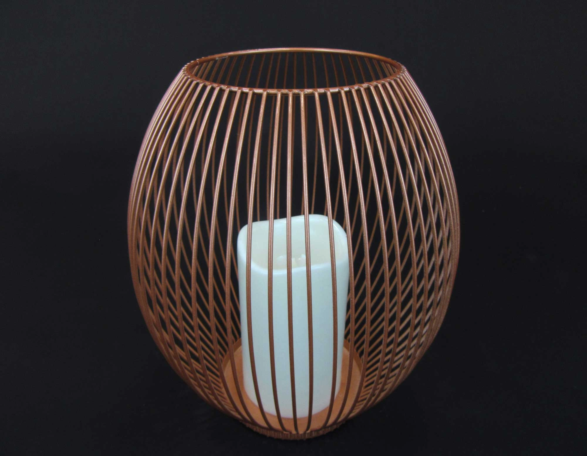 HCHD5887 - Gold Oval Candle Holder - L Metal Home Decor collection