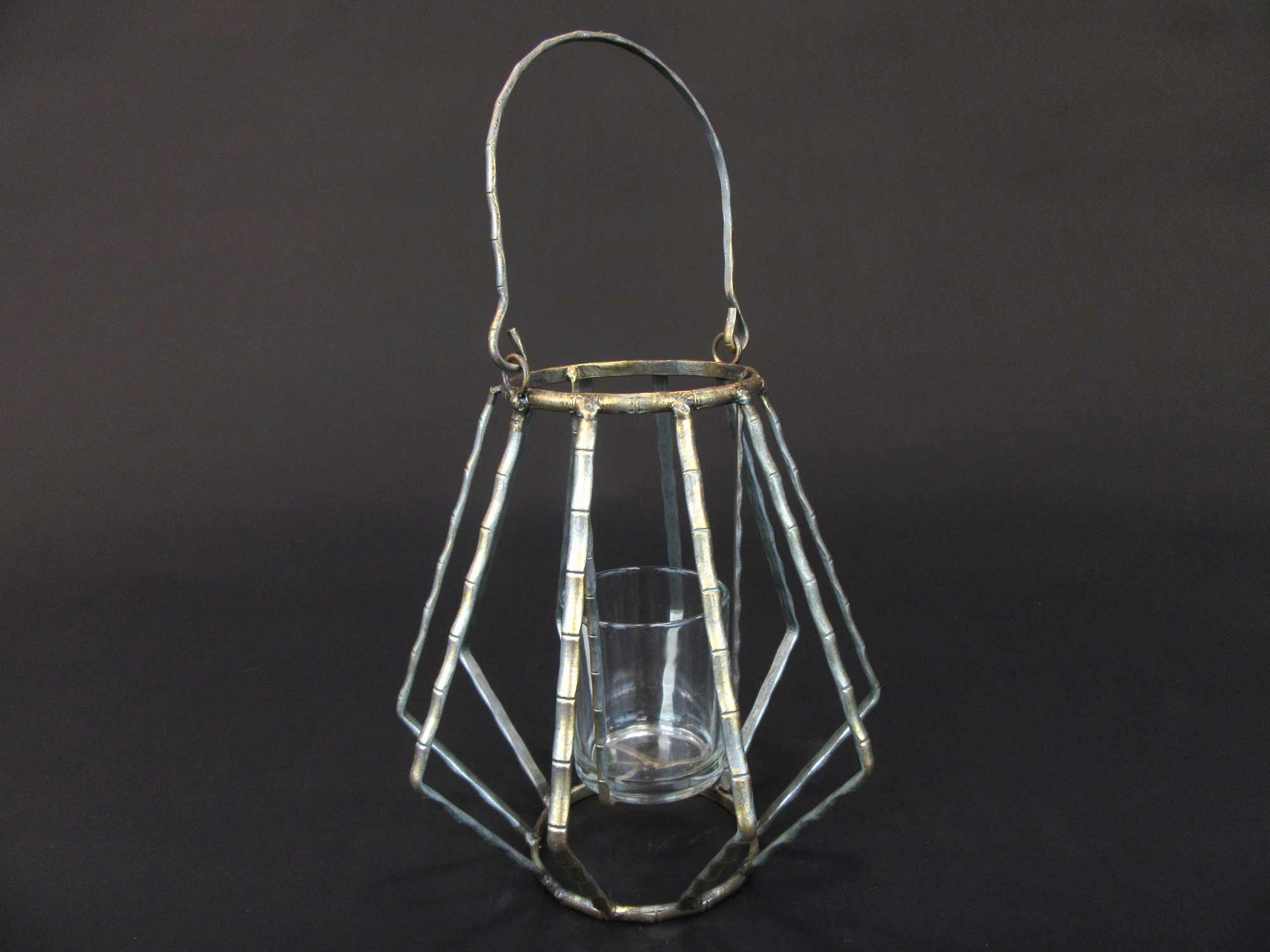 HCHD5891 - Gold Bamboo Candle Holder - L Metal Home Decor collection