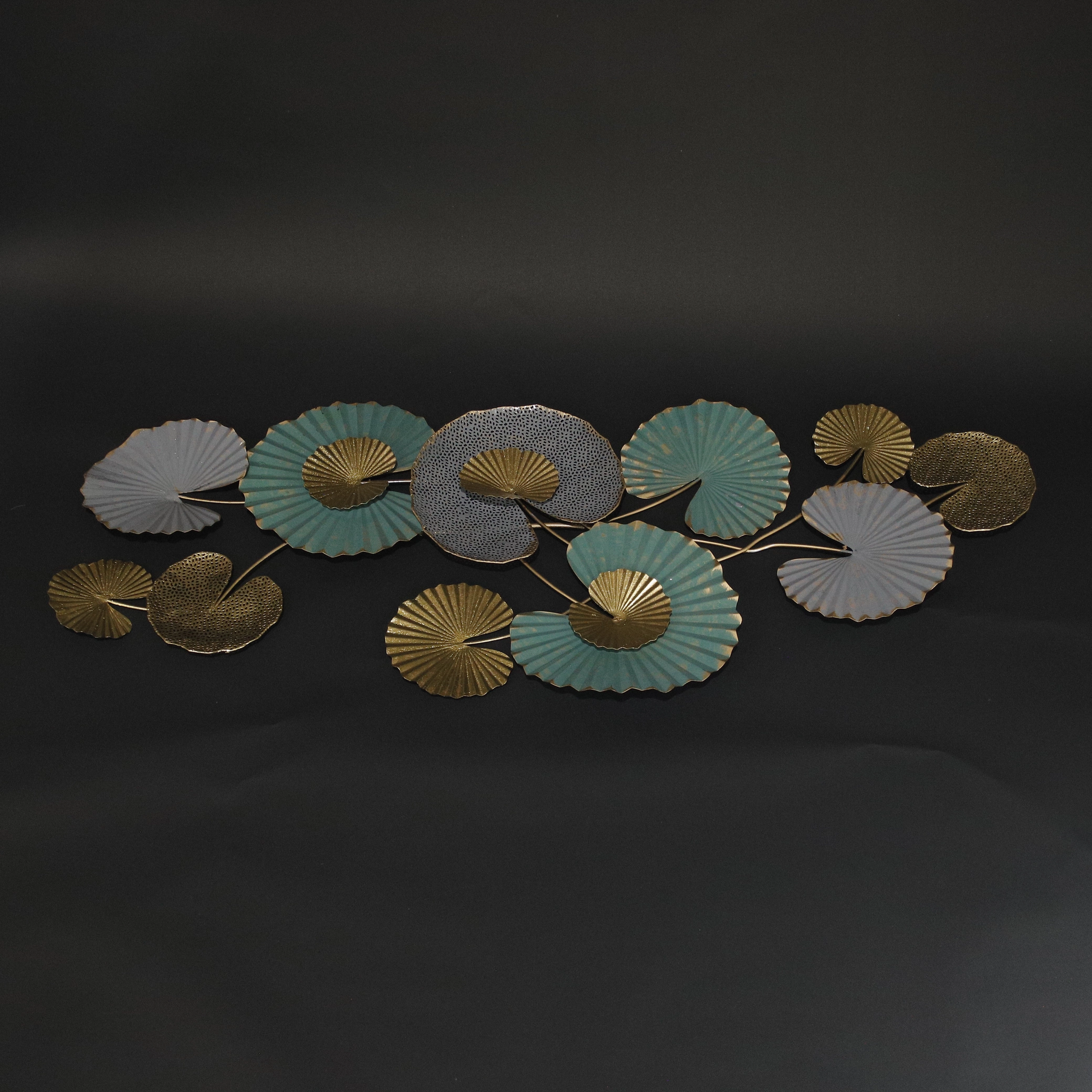 HCHD6303 - Green Gold Metal Art Metal Home Decor collection