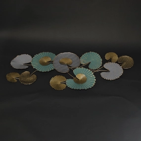 HCHD6303 - Green Gold Metal Art Metal Home Decor collection