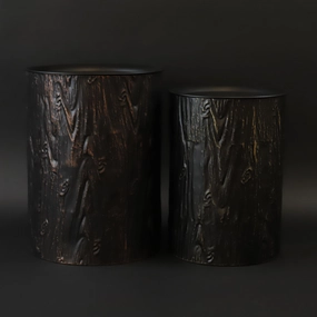 HCHD7303 - L Black Side Table Metal Home Decor collection