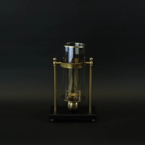 HCHD8761 - M Gold Branch Candle Holder Metal Home Decor collection