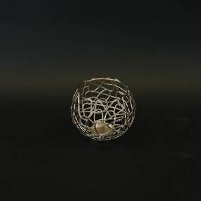 HCHD8770 - M Gold Ball Candle Holder Metal Home Decor collection